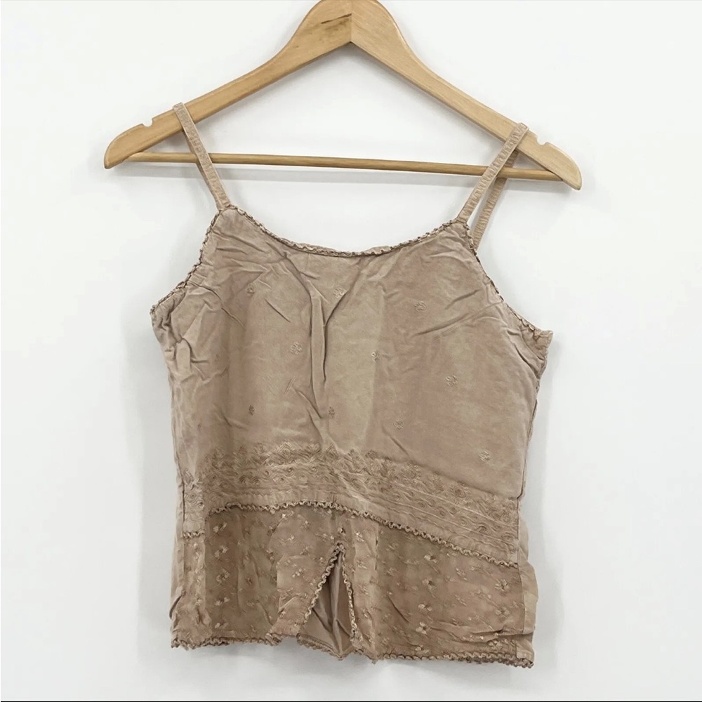 Vintage embroidered tank top